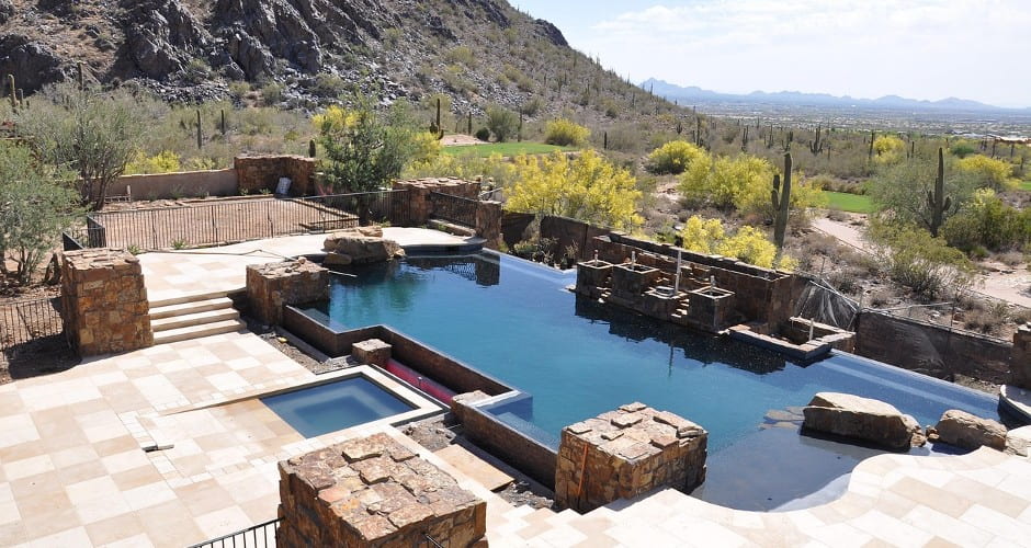 View of Arizona pool